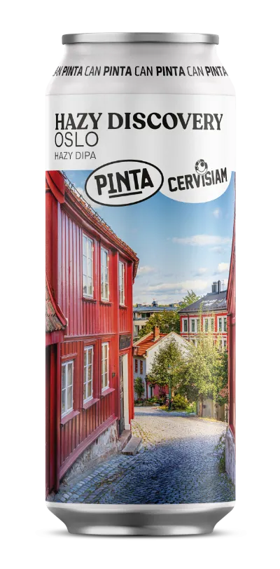 Browar PINTA Hazy Discovery Oslo pivo DIPA 500 ml silná