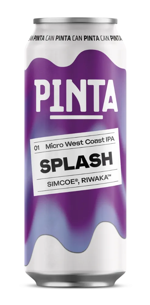 PINTA Splash Micro West Coast IPA pivo 500 ml lehké 3,5 %