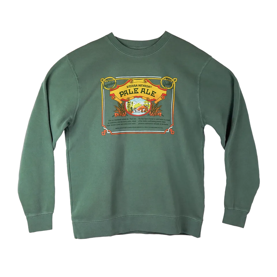 Pale Ale Vintage Crewneck mikina bez kapuce