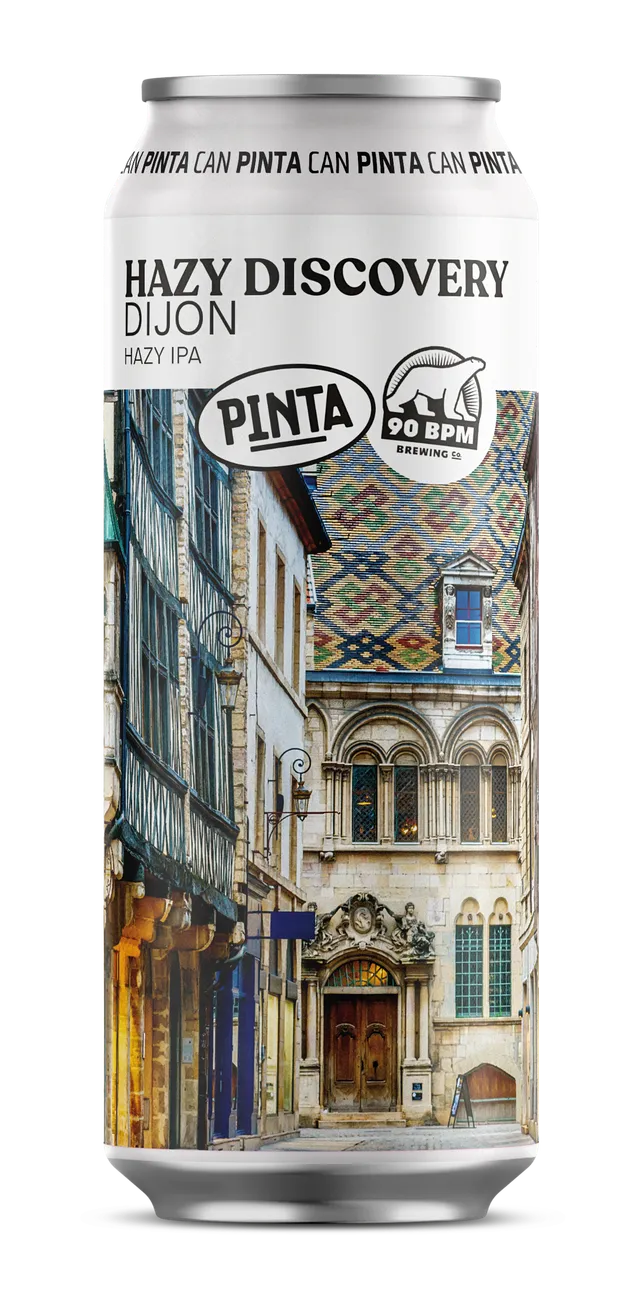 Browar Pinta Hazy Discovery Dijon Hazy IPA pivo 500 ml