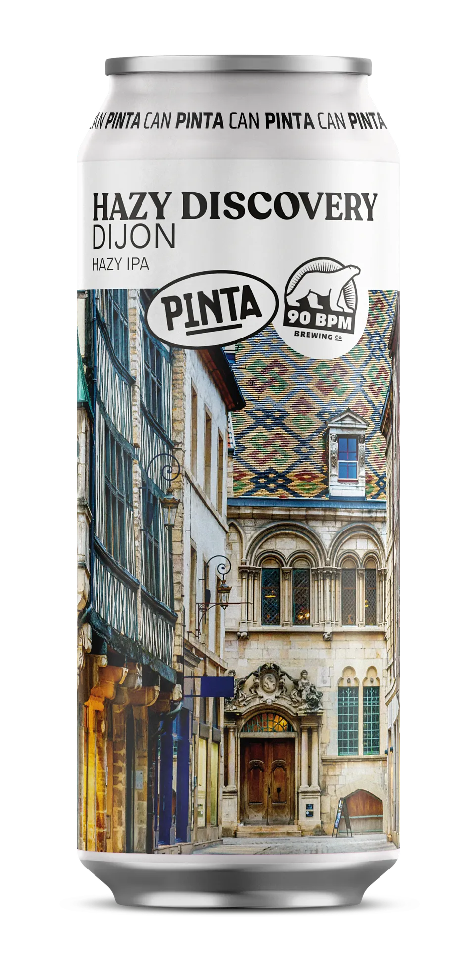 Browar Pinta Hazy Discovery Dijon Hazy IPA pivo 500 ml
