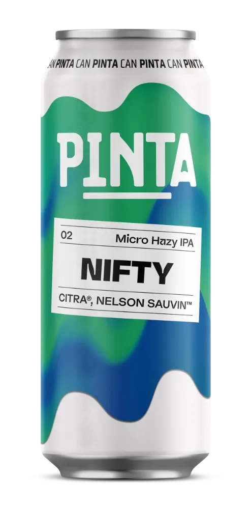 PINTA Nifty Micro Hazy IPA 3% lehké pivo plechovka