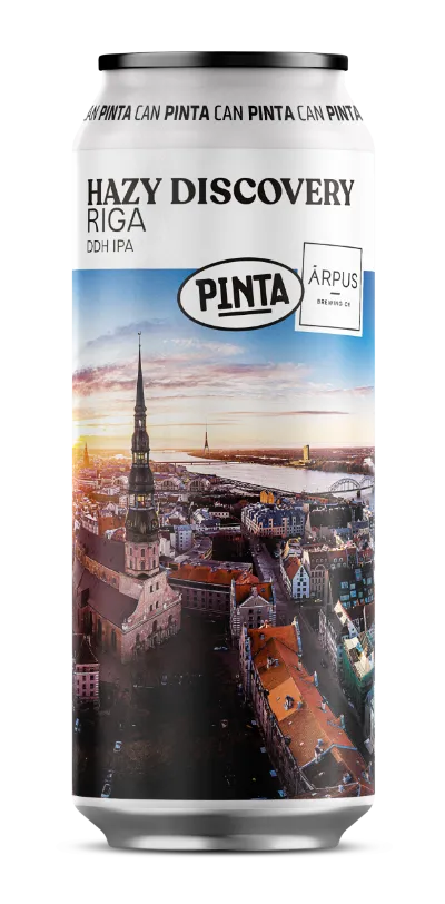 PINTA Hazy Discovery Riga IPA 500 ml citrusová