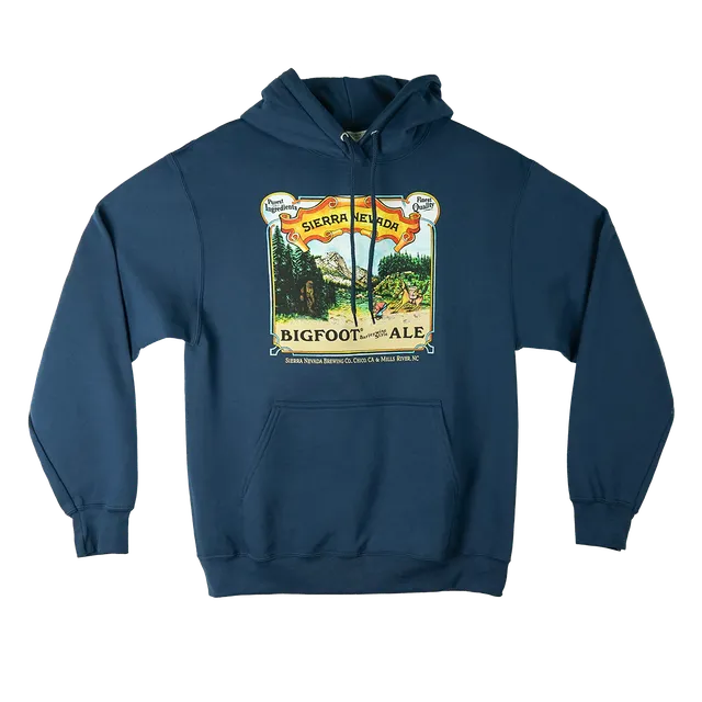 Sierra Nevada Bigfoot mikina s kapucí modrá
