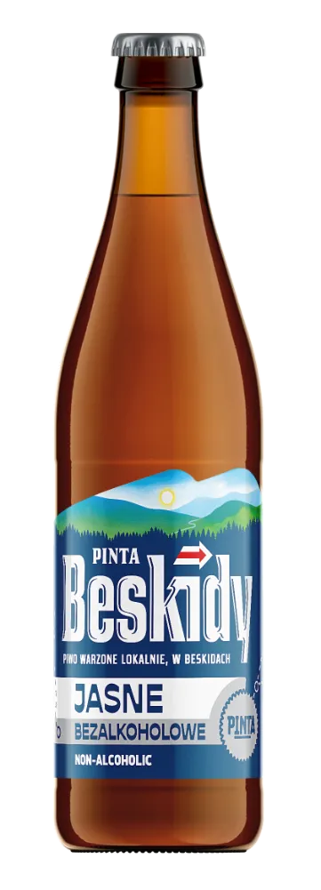 Pinta Beskidy světlé nealko pivo 500 ml lehké