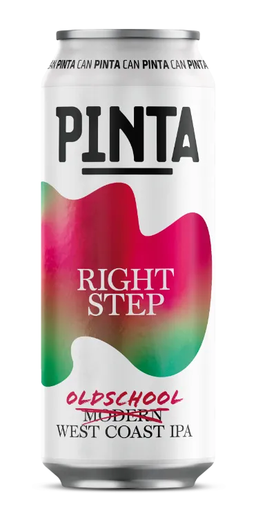 Pinta Right Step West Coast IPA pivo 500 ml hořké