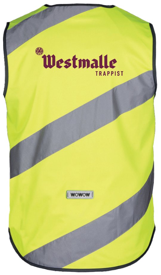 Westmalle reflexní vesta se zipem žlutá