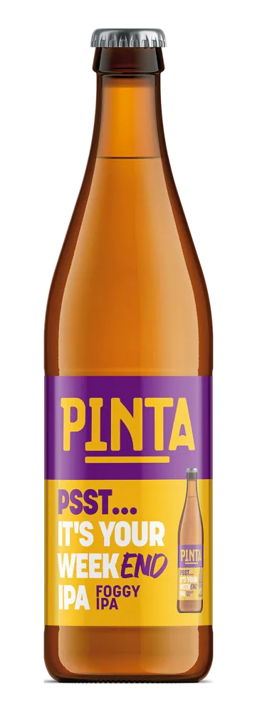 Browar Pinta Psst WeekEND Foggy IPA pivo 500 ml ovocné