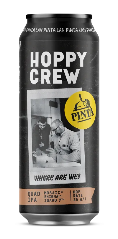 PINTA Hoppy Crew Where Are We Quad IPA pivo silné