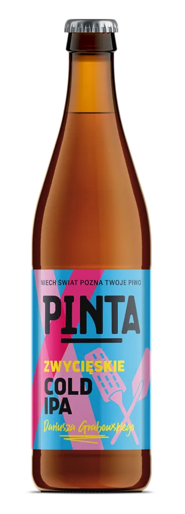 Pinta Zwycięskie Cold IPA pivo 500 ml svěží chmelené