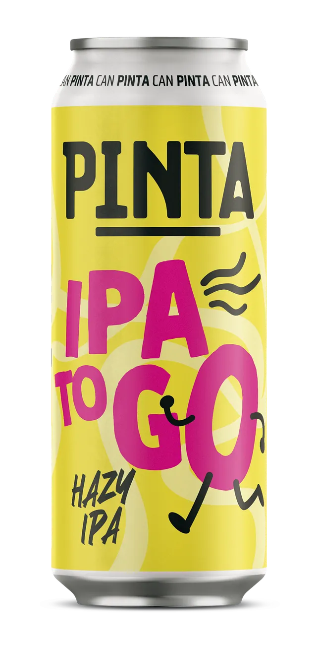 Browar PINTA IPA to GO Hazy IPA pivo 6,0% zakalené
