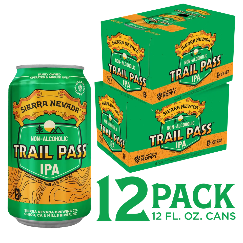 Sierra Nevada Trail Pass IPA nealkoholické pivo citrus