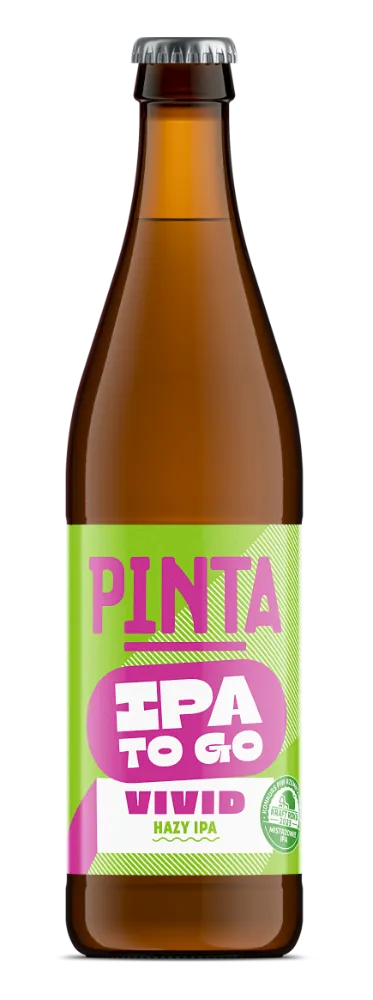 Browar PINTA IPA TO GO Vivid Hazy IPA 500 ml citrusové
