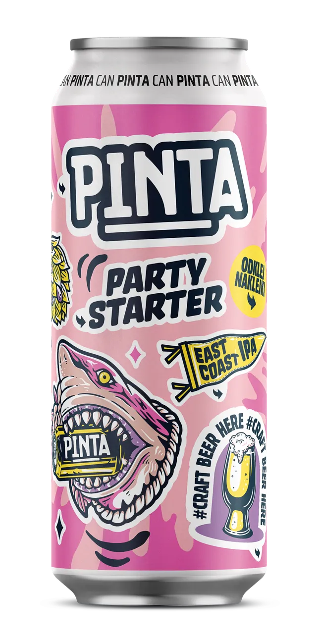 PINTA Party Starter East Coast IPA pivo 6,0% hořké