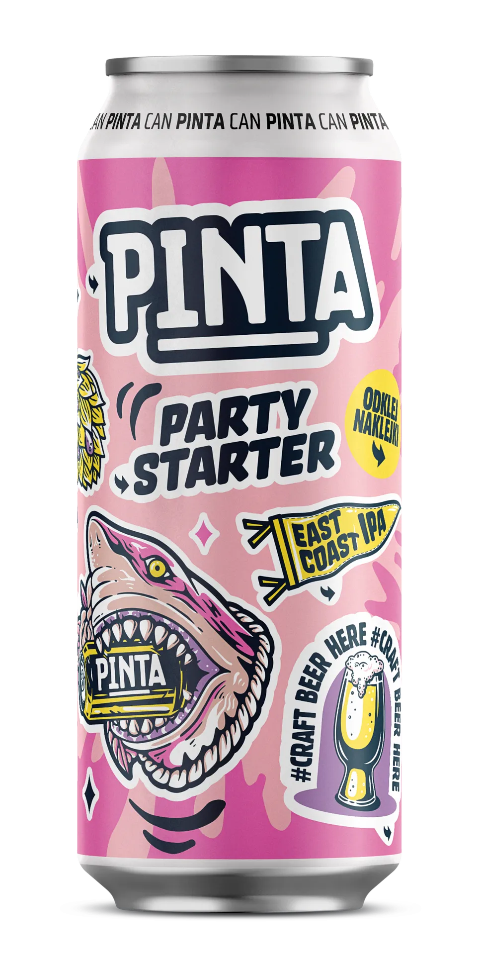 PINTA Party Starter East Coast IPA pivo 6,0% hořké