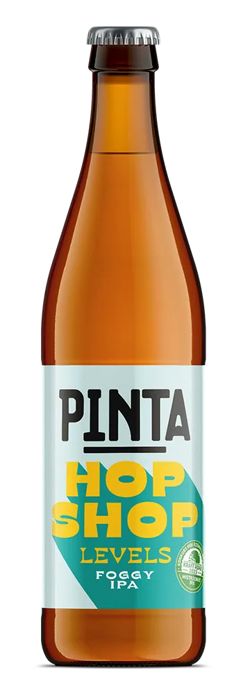Browar PINTA Hop Shop Levels pivo Foggy IPA mlhavé