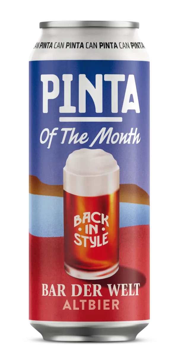 PINTA Bar Der Welt Altbier pivo 5,0% klasika