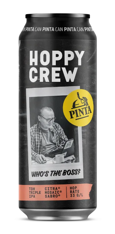 PINTA Hoppy Crew Who’s The Boss triple IPA 10,3%