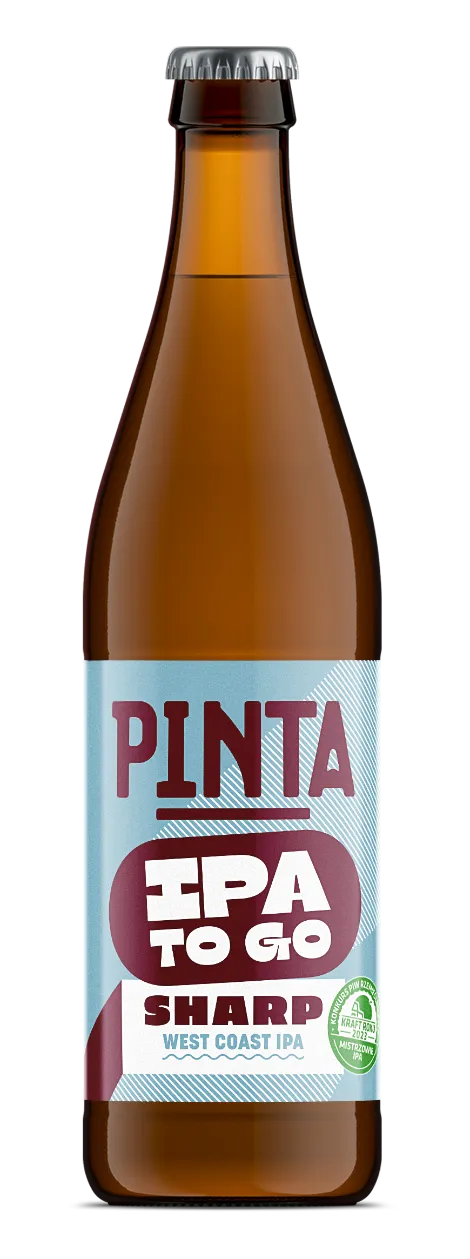 PINTA IPA TO GO SHARP West Coast IPA pivo 500 ml suché