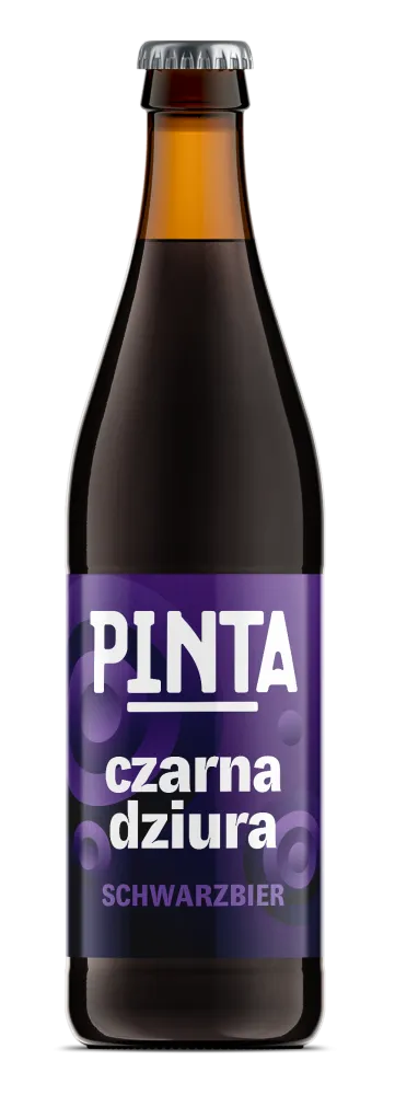 Pinta Czarna Dziura černé pivo 500 ml pražené