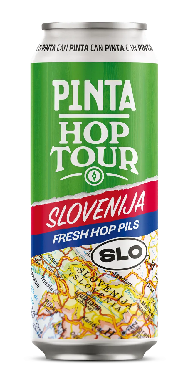 PINTA Hop Tour Slovenija Pils 500 ml svěží