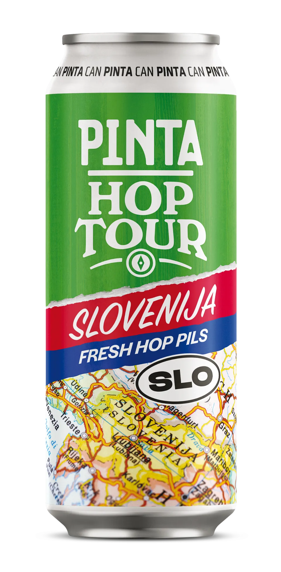 PINTA Hop Tour Slovenija Pils 500 ml svěží