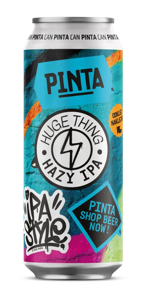 Browar PINTA Huge Thing Hazy IPA plechovka 500 ml šťavnaté