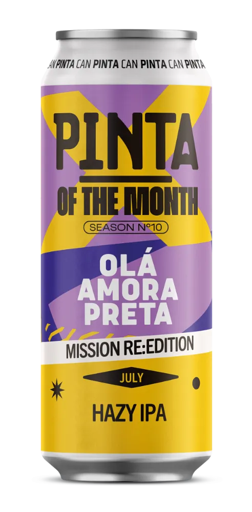 PINTA Olá Amora Preta Hazy IPA pivo 500 ml