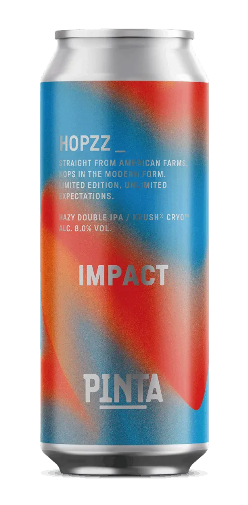 Pinta Hopzz Impact Hazy Double IPA pivo 500 ml