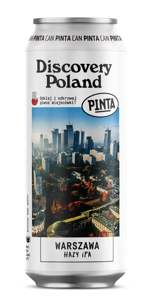 PINTA Discovery Poland Warszawa IPA pivo 500 ml