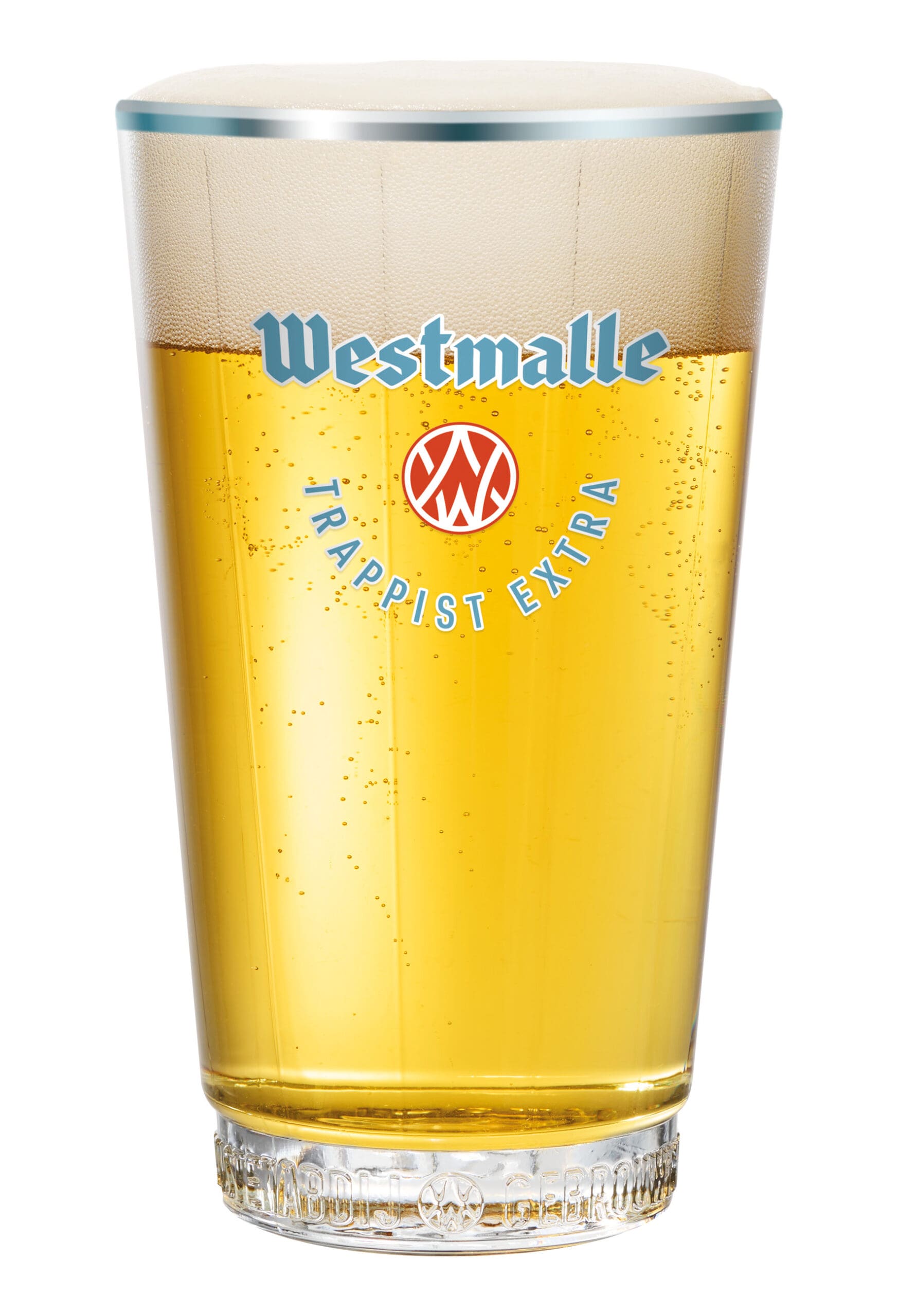 Westmalle Extra sklenice na pivo 33 cl bez nožky