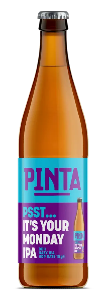 PINTA Psst It's Your Monday Hazy IPA pivo 500 ml ovocné