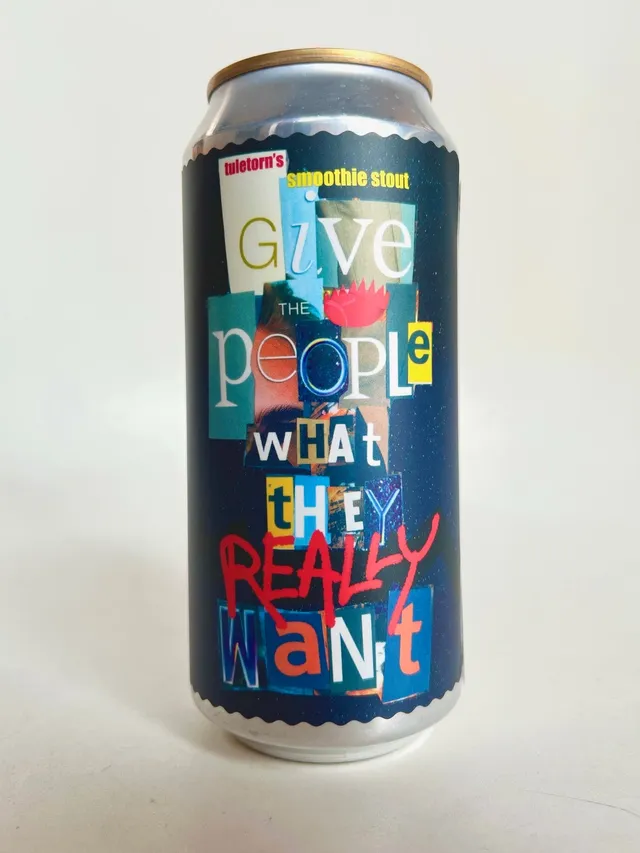 Tuletorn Give the People stout pivo 1 plechovka banán