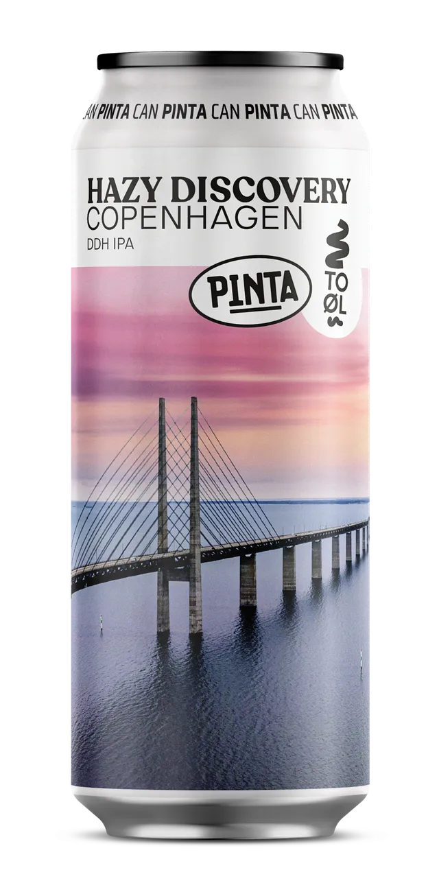 Browar PINTA Hazy Discovery Copenhagen IPA pivo 6,5 %