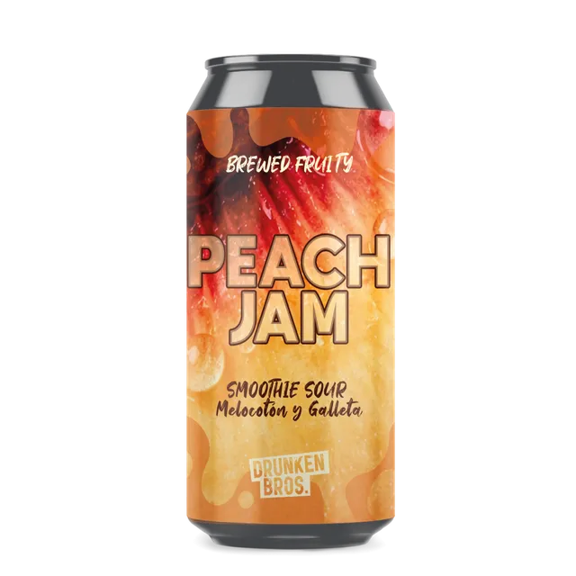 Drunken Bros. Peach Jam pivo 4×440 ml broskvové