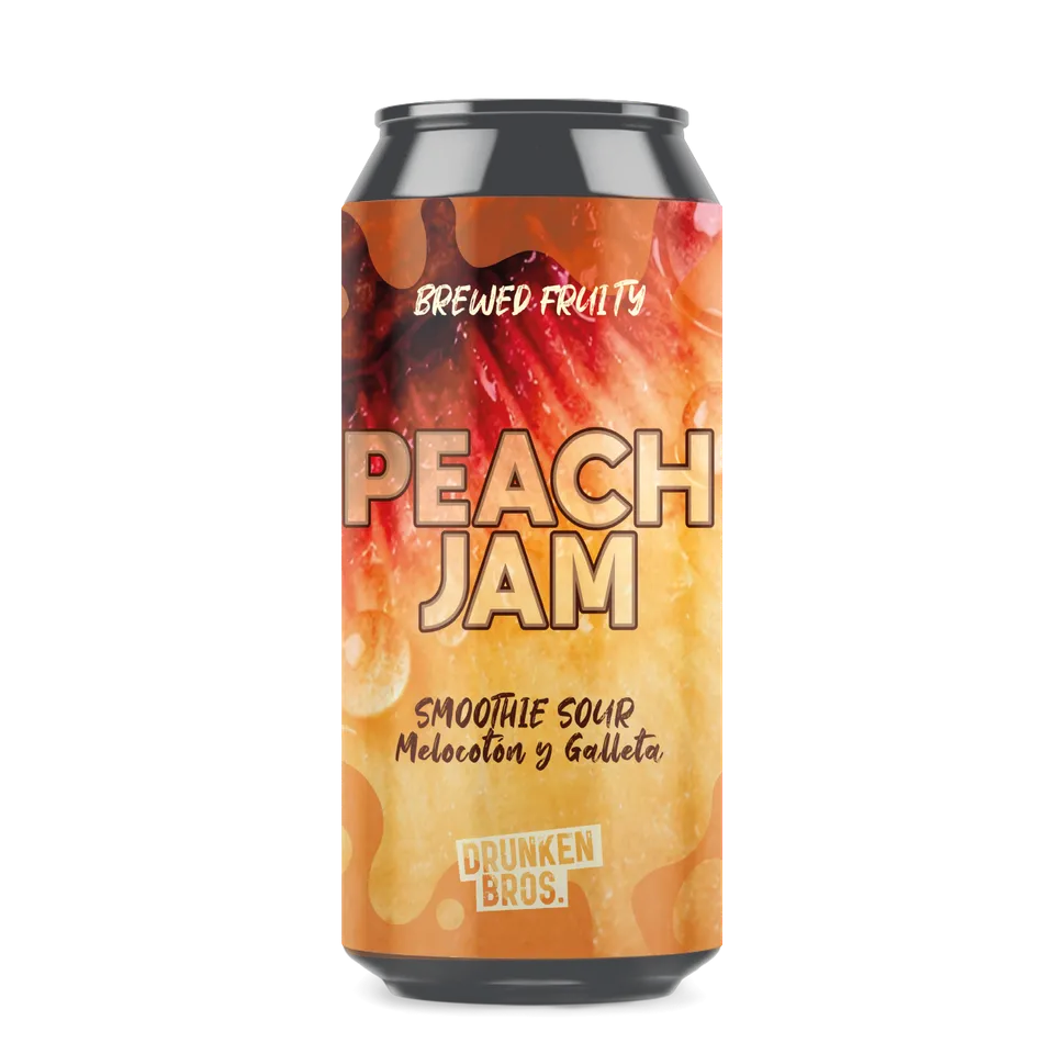 Drunken Bros. Peach Jam pivo 4×440 ml broskvové
