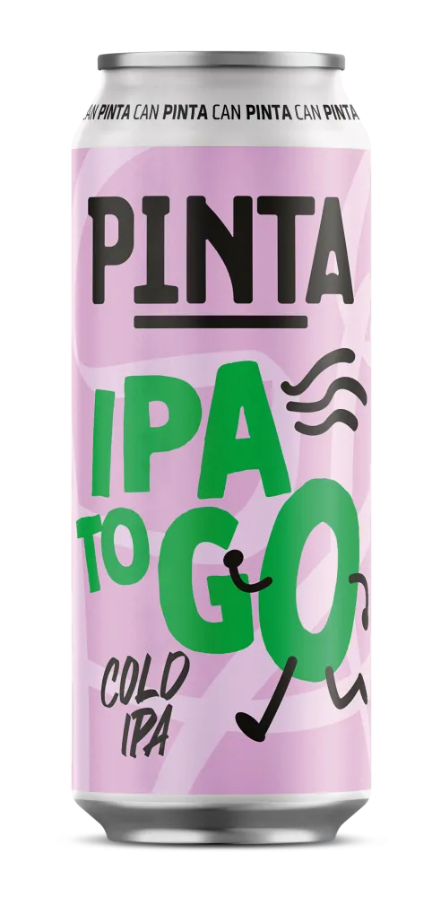 PINTA IPA to GO Cold IPA pivo 500 ml suché