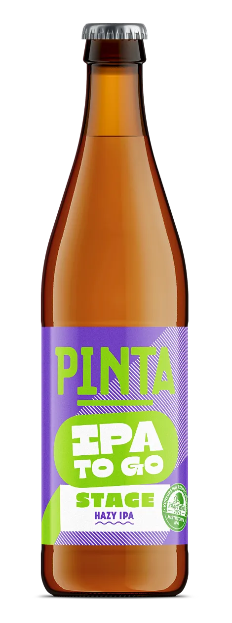 Pinta IPA To Go Stage Hazy IPA pivo 500 ml