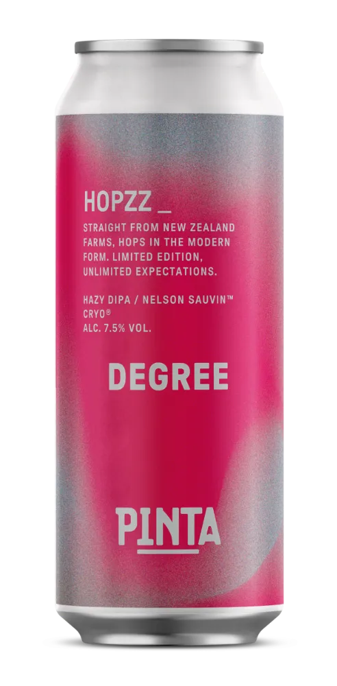 PINTA Hopzz Degree pivo Hazy Double IPA 500 ml