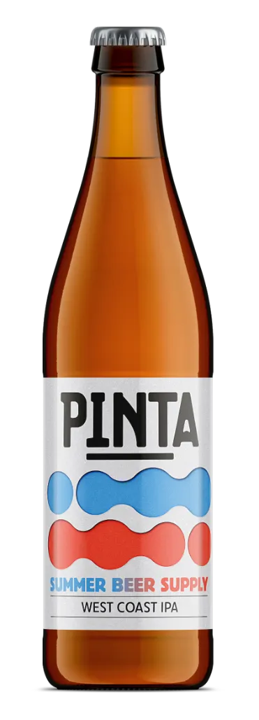 PINTA Summer Beer Supply West Coast IPA lahev 500 ml suchá