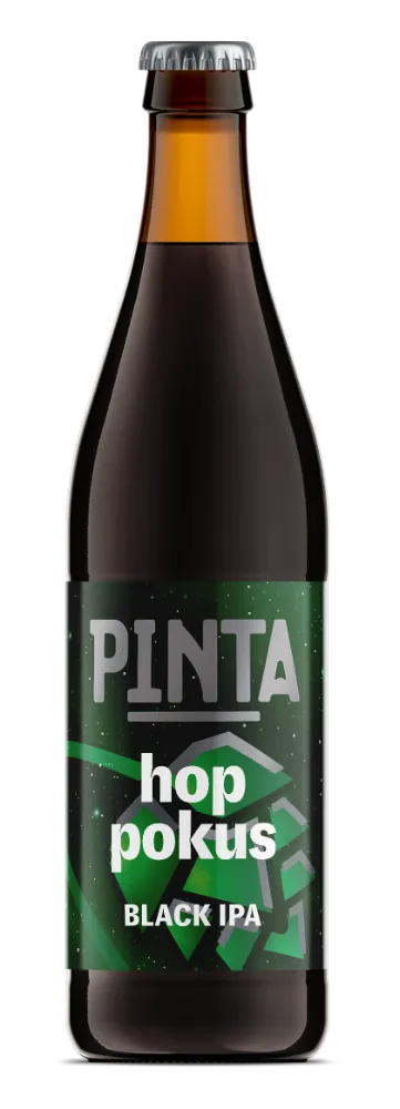 PINTA Hop Pokus Black IPA pivo 6,8% lahev