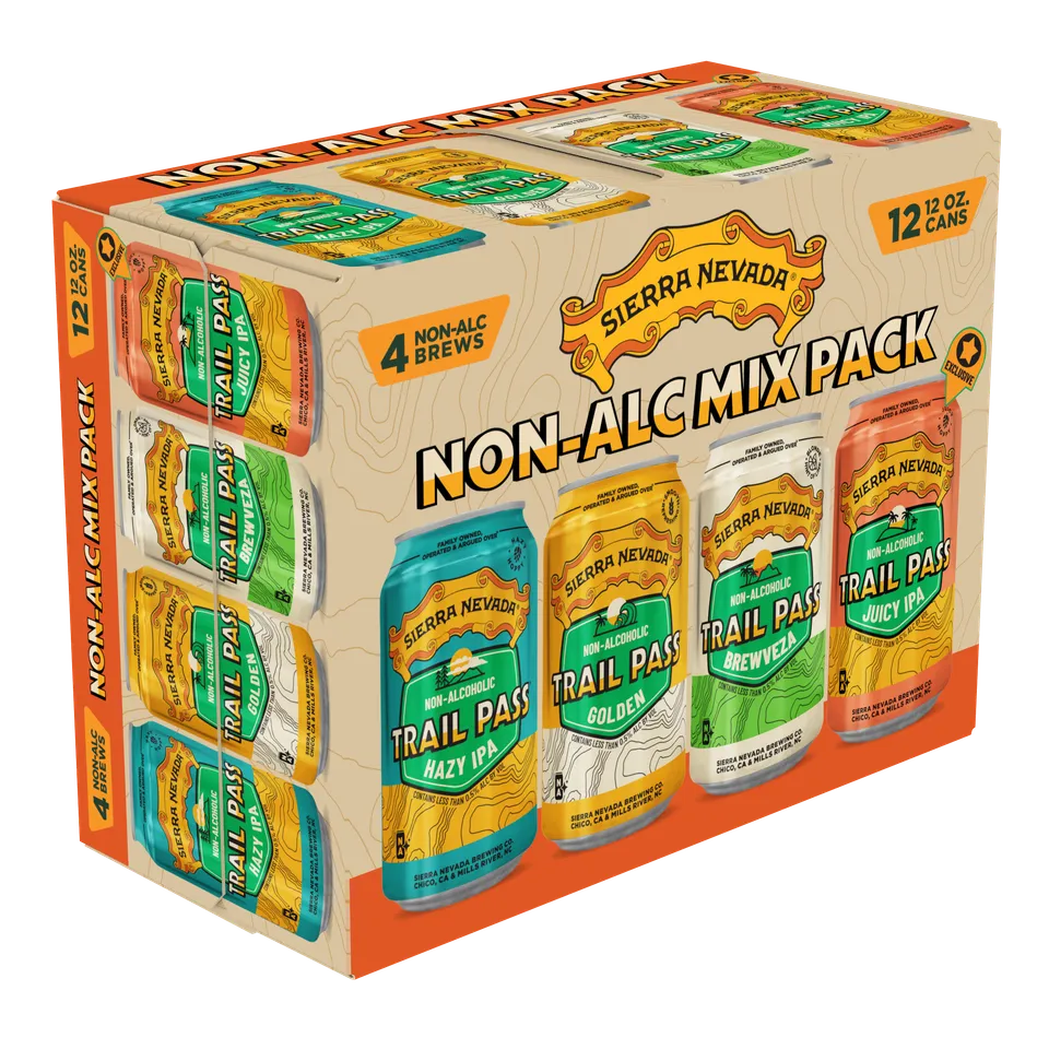 Sierra Nevada Trail Pass Variety Pack nealko mix 12-pack