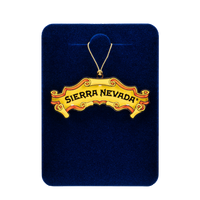 Sierra Nevada Banner vánoční ozdoba mosazná