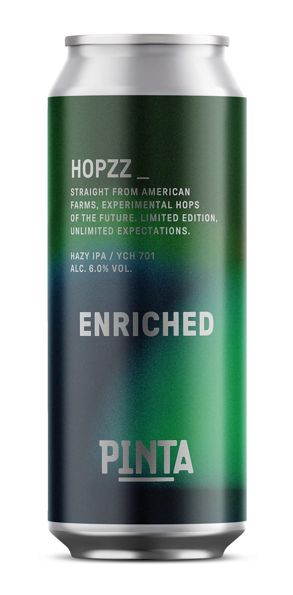 PINTA Hopzz Enriched Hazy IPA pivo 500 ml zakalené